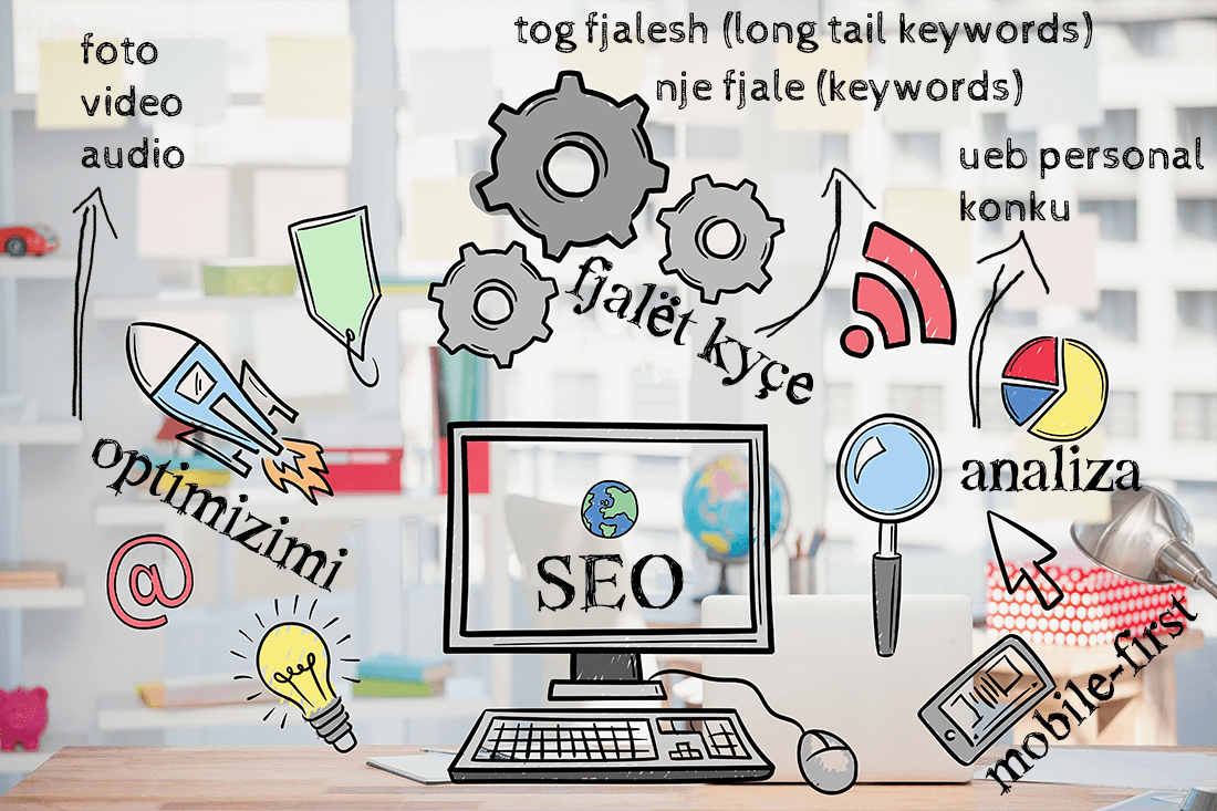 Strategji SEO, SEO ( Search Engine Optimization) është një teknike tej maës e përdorur kohët e fundit dhe është duke luajtur rol kyç në renditjen e faqeve në google.